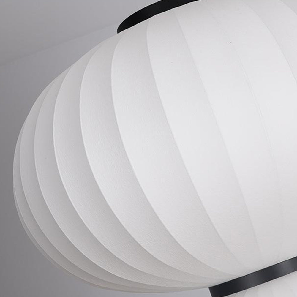 Ritta Suspension Vintage, Métal/Soie, Noir/Blanc, Chambre à Coucher