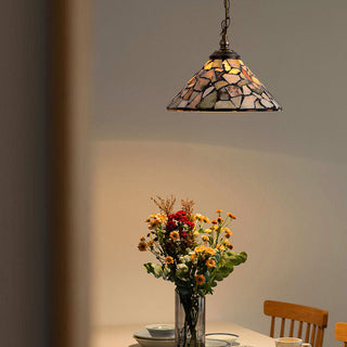 Tiffany Vintage LED Suspension Métal Verre Chambre À Coucher/Salon