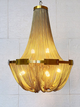 Solara Lustre Gland Chaîne en Aluminium
