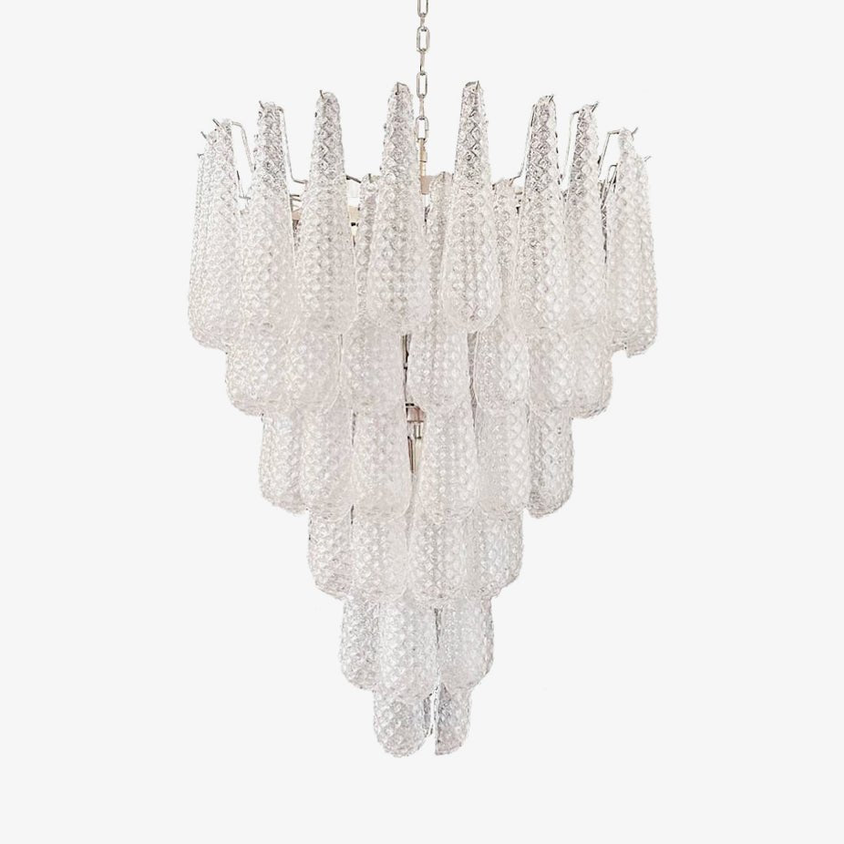 Heleira Lustre Pigne en Verre de Murano Texturé Luxe