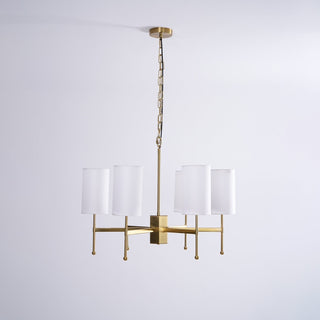 Ulcarisra Lustre en Tissu Vintage en Laiton