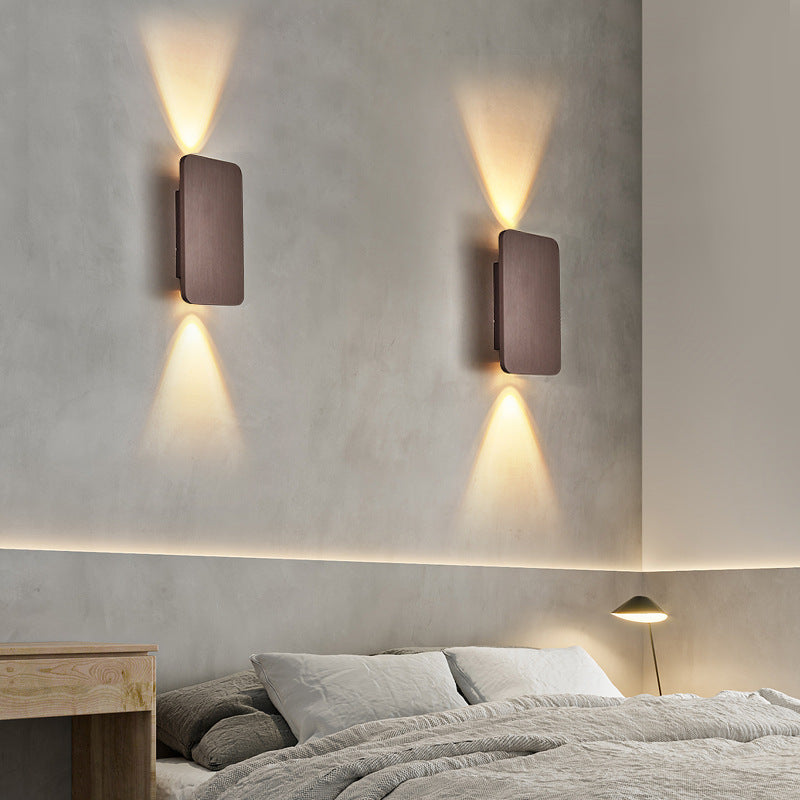 Arixor Applique Murale Moderne Carré Chambre à coucher/Salon-Cielum