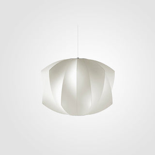 Eronar Suspension Vintage. Métal/Tissu. Blanc. Bar-Luire