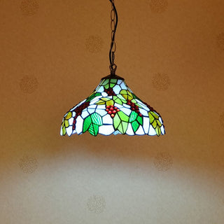 Tiffany Designer Suspension Métal Verre Salle À Manger