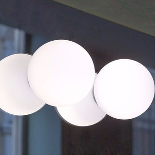 Valentina Moderne Bulle Sphère Plafonnier Verre Chambre à Coucher