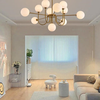 Valentina Moderne LED Lustre Or Verre Salle À Manger/Salon/Chambre À Coucher
