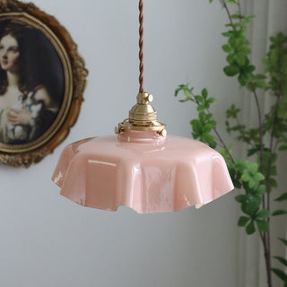 Valentina Vintage LED Suspension Métal/Verre Chambre À Coucher
