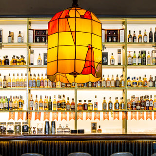 Tiffany Moderne LED Suspension Métal/Verre Salle À Manger/Bar