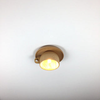 Arisha Moderne Bois Tasse Plafonnier Chambre à Coucher