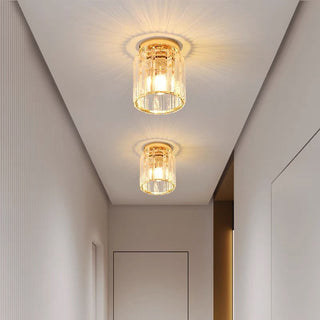 Arisha Moderne Plafonnier Métal Verre Chambre À Coucher