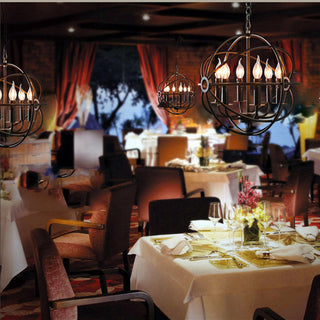 Silva Américain Lustre Métal Salon Chambre à Coucher Restaurant