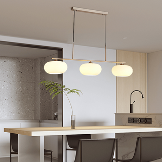 Valentina Suspension Multi Moderne, Verre/Metal, Blanc, Salon