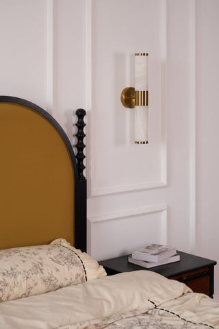 Lampatron Alabaster Wall Lamp-Neutral Decor
