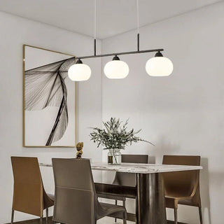 Valentina Suspension Multi Moderne, Métal/Verre, Noir/Or, Salon
