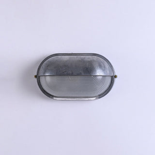 Ray Applique Murale Ronde Simple, Métal/Verre, Argent, Balcon