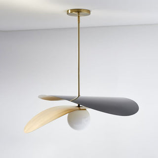 Arisha Suspension forme du ventilateur Métal Gris Chambre à coucher /Salon