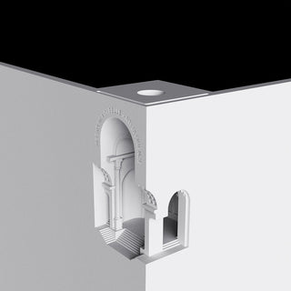 Ray Applique Murale Art Déco Flush LED Encastrée, 3 Styles, Blanc, Salon