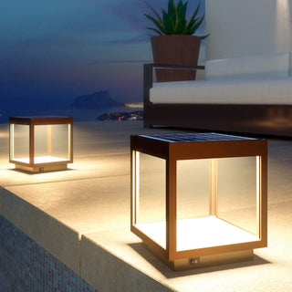 Ferra Lampadaire d’extérieur solaire rechargeable contemporain