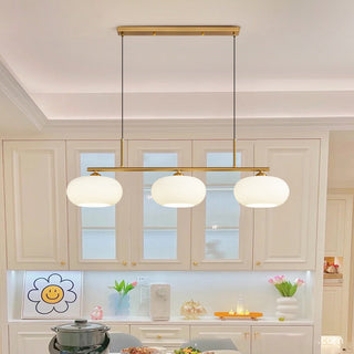 Candy Suspension Cluster Crème 3 Lampes