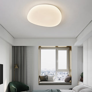 Sorexar Plafonnier Galet Moderne Blanc. Salon-Luire