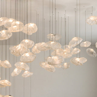 Avi Suspension Globe, Métal/Verre, Clair/Gris/Ambre