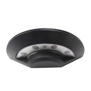 Ray Applique Murale Coquille Moderne Minimaliste, Métal, Noir, Jardin