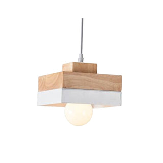 Valentina  Suspension, Métal/Bois, Noir/Blanc, Salle à Manger/Salon