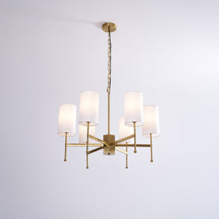 Ulcarisra Lustre en Tissu Vintage en Laiton