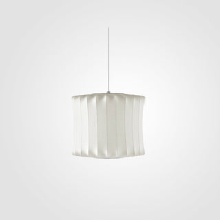 Eronar Suspension Vintage. Métal/Tissu. Blanc. Bar-Luire