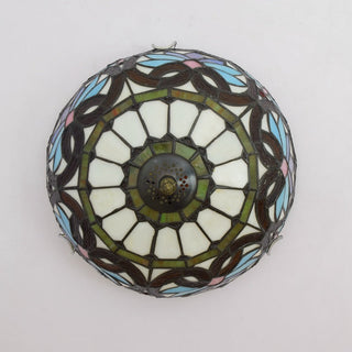 Tiffany Designer LED Plafonnier Métal Verre Chambre À Coucher/Salon