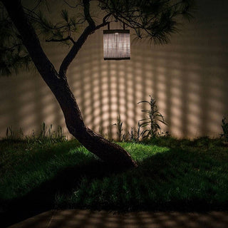 Ray Lampadaire Panier Vintage, Métal/Verre, Blanc, Extérieur