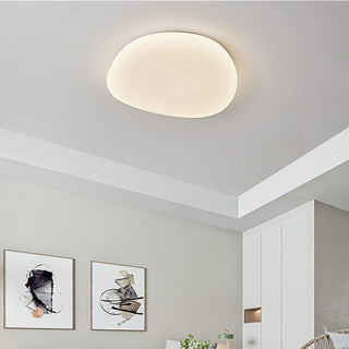 Sorexar Plafonnier Galet Moderne Blanc. Salon-Luire