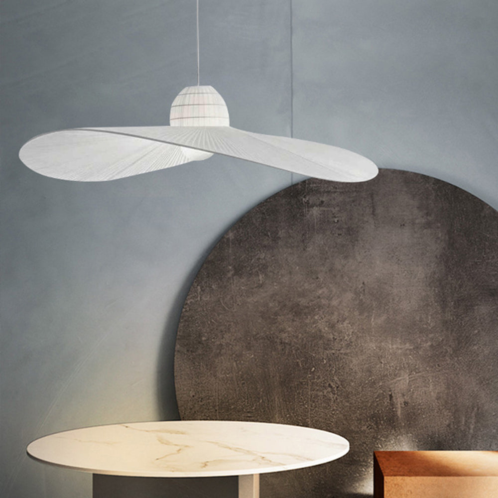 Ritta Suspension Vintage, Métal/Tissu, Blanc/Noir, Salle à Manger