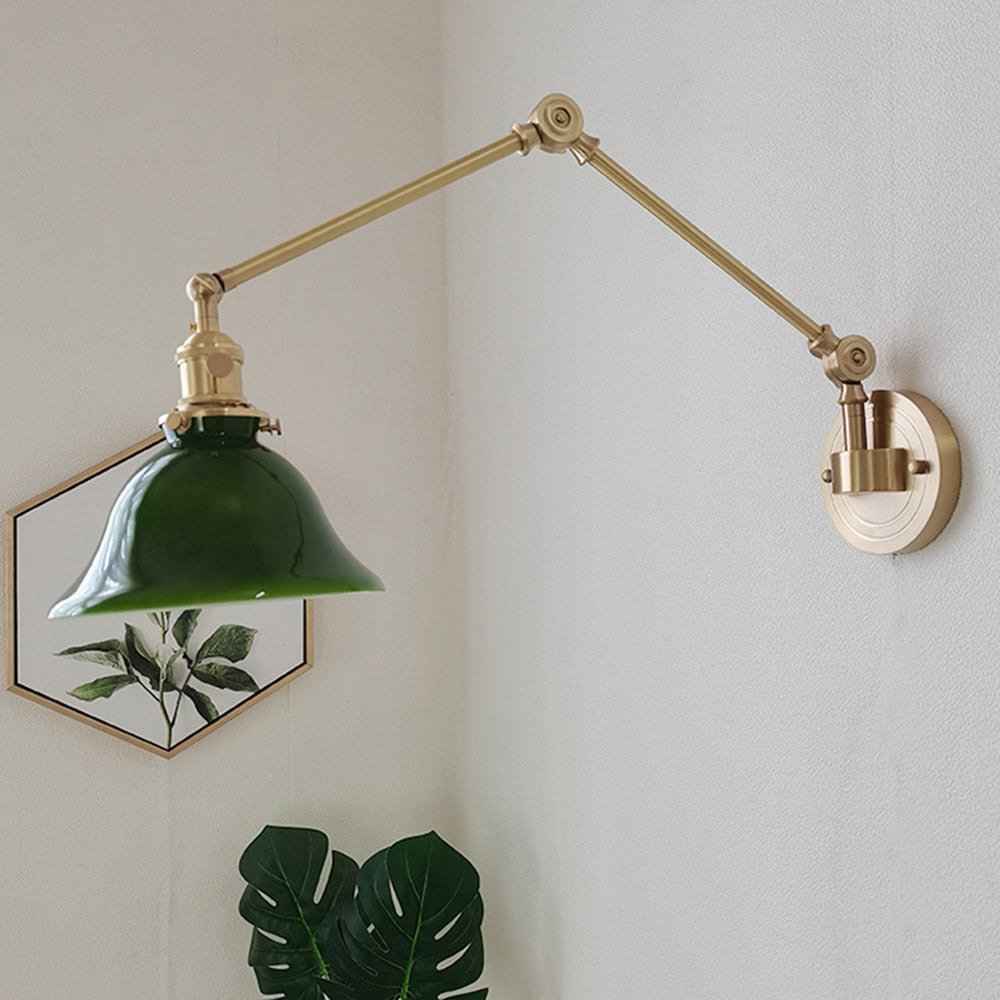 Epoch Applique Murale Vintage/Pliable, Vert/Blanc, Métal, Chambre
