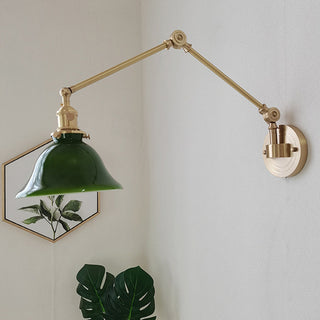 Epoch Applique Murale Vintage/Pliable, Vert/Blanc, Métal, Chambre