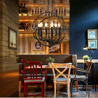 Silva Américain Lustre Métal Salon Chambre à Coucher Restaurant