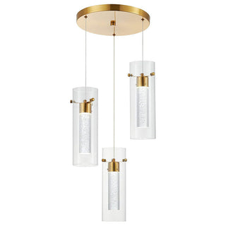 Arisha Moderne Designer Métal Verre Suspension Chambre à Coucher