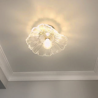 Arisha Suspension Dôme Vintage, Cuivre/Verre, Transparent/Vert, Chambre à Coucher/Salon