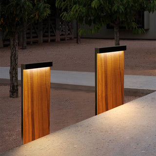 Tostel Extérieure Géométrique Minimaliste. Métal. Bois. Extérieur-Luire