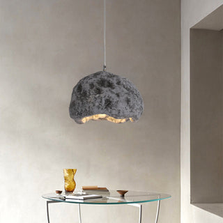 Avi Suspension Irrégulier Naturelle, Résine/Acrylique, Bois/Gris/Laiton, Chambre