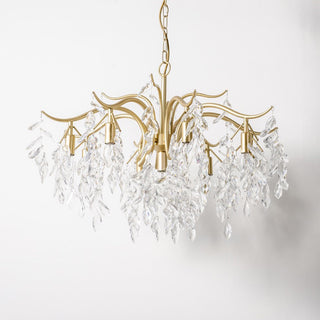Kristy Suspension Multi Luxueux, Cristal/Cuivre, Noir/Or, Salon