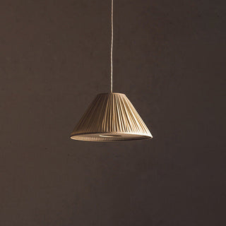 Ritta Suspension Vintage, Métal/Tissu, Brun, Salon