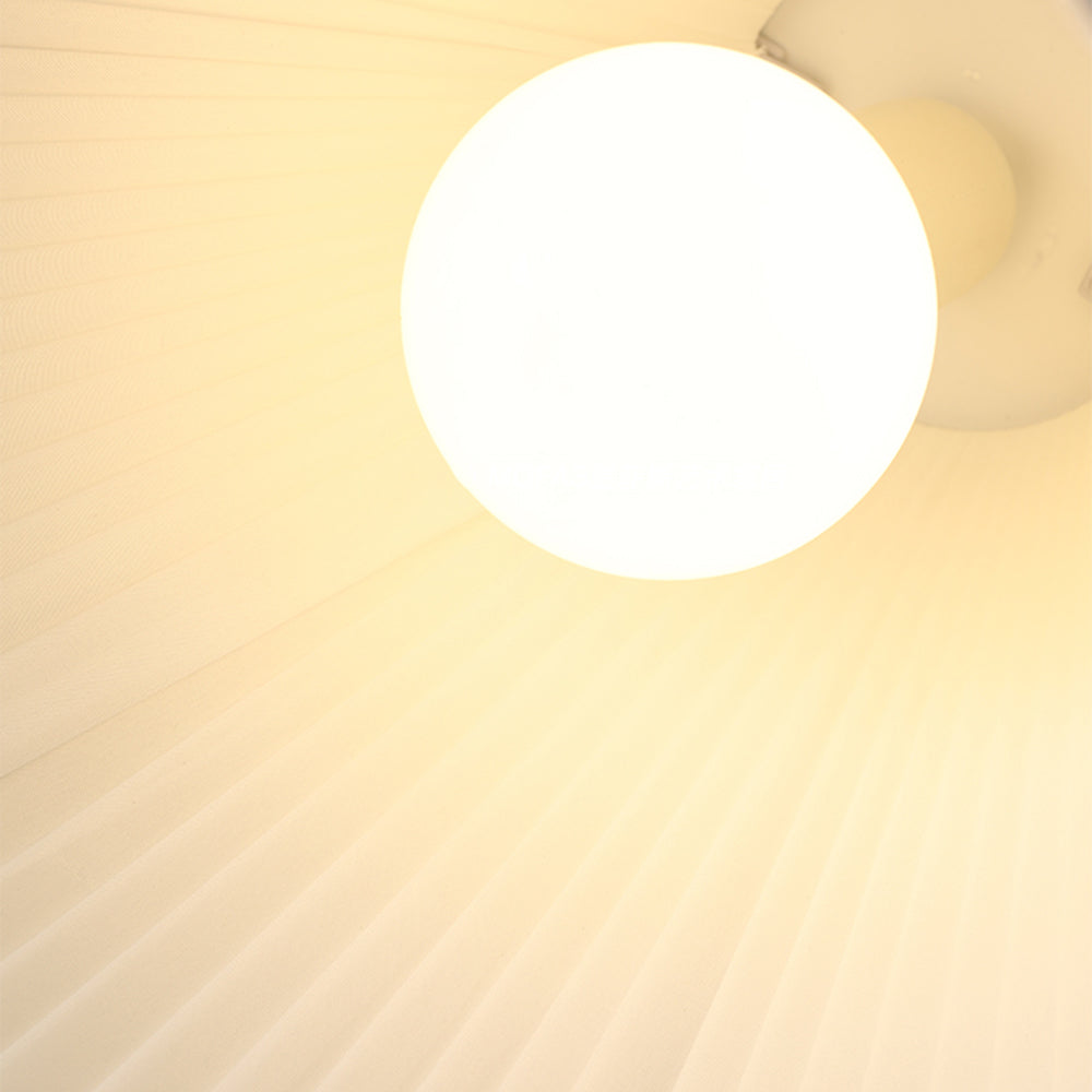Ritta Suspension Nuage Moderne, Metal/Tissu, Blanc, Chambre à Coucher