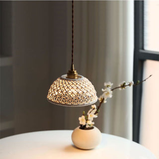 Valentina Suspension Luminaire Retro Nordique Métal/Céramique Chambre