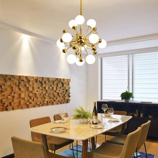 Silva Moderne LED Lustre Or Verre Salon/Chambre À Coucher/Salle À Manger