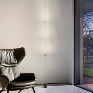Ray Lampadaire Linéaire Minimaliste, 3 Ampoules, Chambre