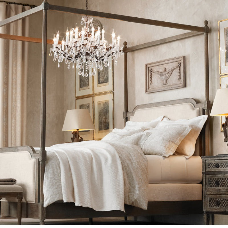 Silva Lustre décoratif Moderne, Métal/Cristal,  Rouille, Salon