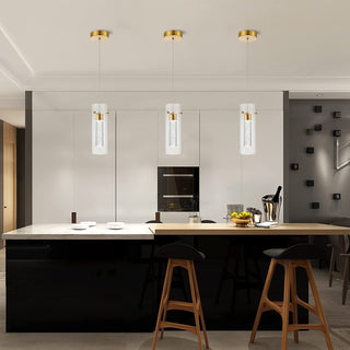 Arisha Moderne Designer Métal Verre Suspension Chambre à Coucher