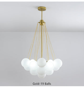 Valentina Lustre Globe Modenre, Fer/Verre, Noir/Blanc, Salon