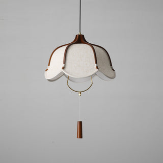 Lustra Suspension Lampe Lanterne Moderne en Tissu